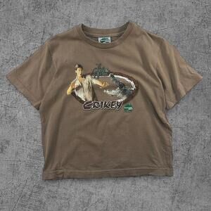 Vintage 90s Crikey Steve Erwin Alligator Tee